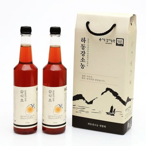 (하동감사농원)천연발효감식초 750mlx2병