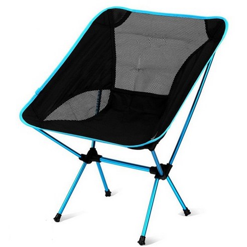 캘리웨이브 초경량 접이식 캠핑 의자, 스카이블루, 1개