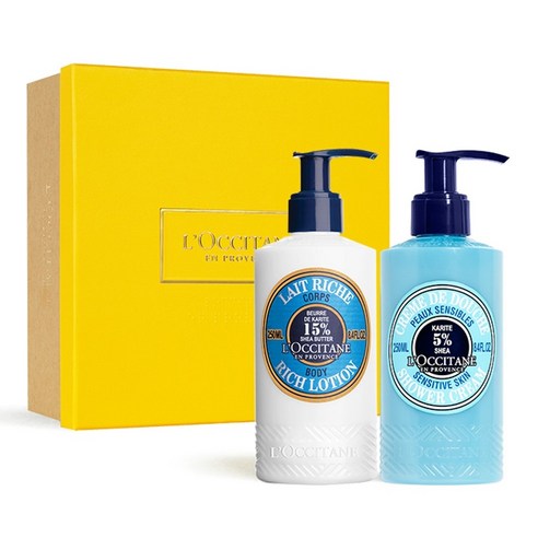 록시땅 촉촉한 시어 바디 케어 듀오로 피부를 사랑하세요 록시땅선물세트