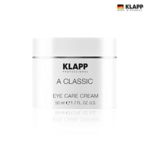 KLAPP 클랍 A 클래식 아이 케어 크림: 시간의 흔적을 지우는 눈가 피부 솔루션
