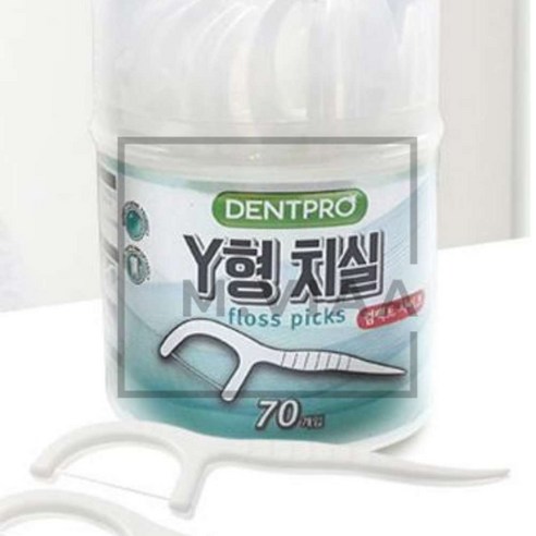 엠비아샵1 덴트프로 Y형 치실 70P 케이스 구강용품 손잡이치실 - 치실 | 쿠팡