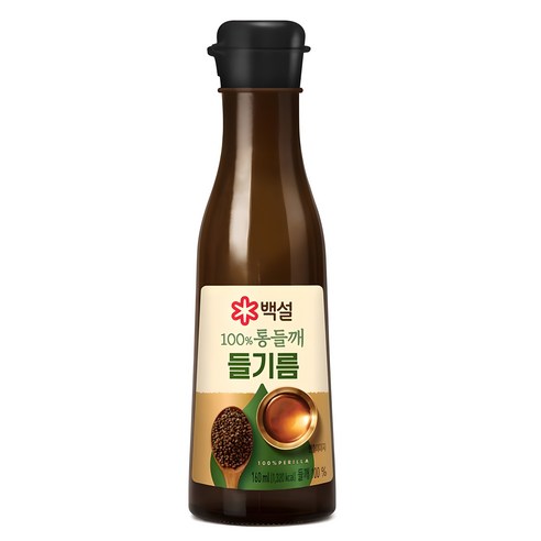 백설 통들깨 들기름, 160ml, 1개