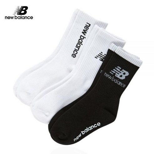 뉴발란스키즈 스포츠 장목 양말 번들(3PCS) (NK8EES206U)