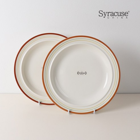 시라쿠스 메이플 접시 23cm, 코지레드, 2개