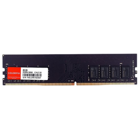 AFBEST COLORFUL Halberd 시리즈 288Pin DDR4 3000MHz 8G 2666MHz 데스크탑 컴퓨터 게임 치킨 메모리 스틱은 XMP 2.0 지원, 검은 색