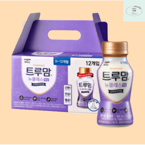 트루맘 뉴클래스 슈퍼프리미엄 액상 180ml 생후월까지, 슈퍼프리미엄 액상 12개