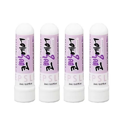 코빵에어 유기농 아로마 코 흡입기 라벤더 2ml, 4개