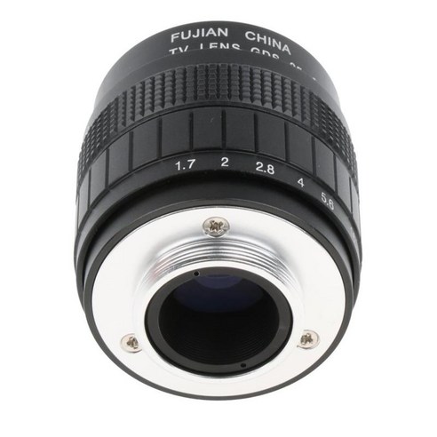 35mm F1.7 텔레비전 TV 영화 Cine HD 줌 렌즈 C 마운트 카메라 블랙, 설명, 설명