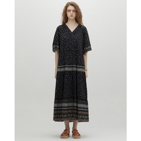 [백화점매장 정품출고] 써스데이아일랜드 [여성]라인 보더 맥시 원피스(T234MOP250W)