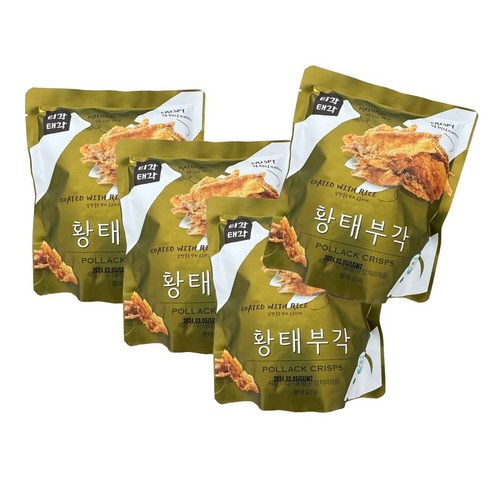 티각태각 NEW 황태부각, 40g, 4개