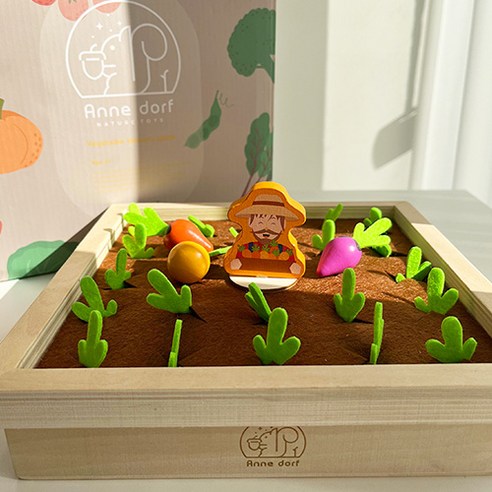 창의력과 감성을 키우는 앤도르프 미니텃밭 도형끼우기 세트