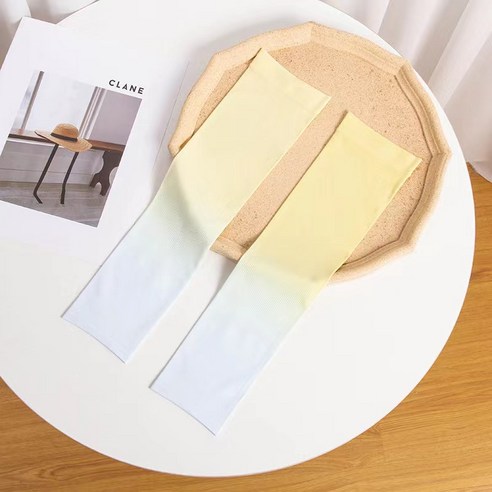 컬러풀 투톤 그라데이션 패션 쿨토시 팔토시 6p (2p x 3세트), 컬러G