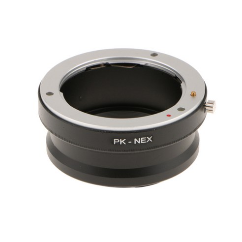 Pentax PK K 용 렌즈 마운트 어댑터-Sony NEX E-Mount 카메라 Nex3 Nex 본체, 60x30mm, 블랙, 금속