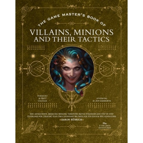(영문도서) The Game Master''s Book of Villains Minions and Their Tactics: Epic New Antagonists for Your ... Hardcover, Media Lab Books, English, 9781956403411