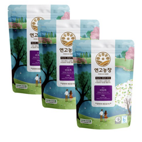 연고농장 비트차, 100g, 4개, 1개입