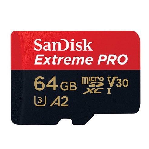 SanDisk Extreme Pro 128GB 256GB 마이크로 SD 플래시 카 512GB A2 U3 V30 SDXC 메모리 4K 론용 최대 170 MB/s, 02 64GB