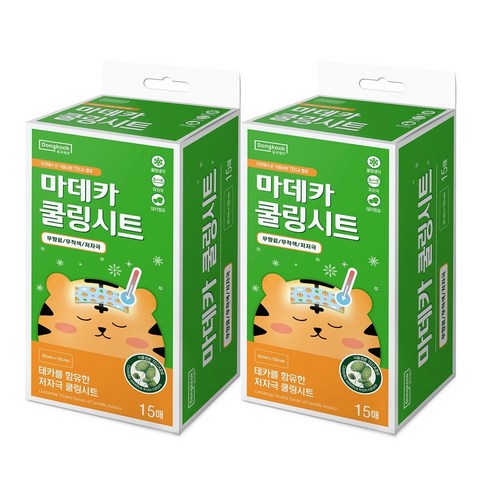 동국제약 마데카 쿨링시트, 15개입, 1개