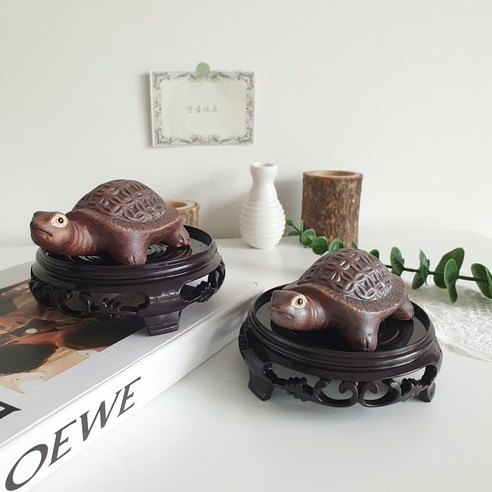 재물운과 사업운을 향상시키는 생기 도자기 거북이