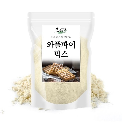 오허브 와플믹스 와플반죽 1kg 와플재료, 1개