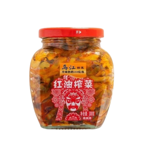 (동성무역) 중국 장아찌 짜차이 우쟝 훙유짜차이 300g 2개
