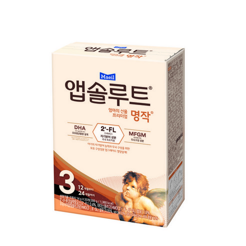 앱솔루트 시작부터 프리미엄 명작 스틱분유 3단계 20개입 1개 간식 방과후 생일 학원 화이트데이 none 섬네일