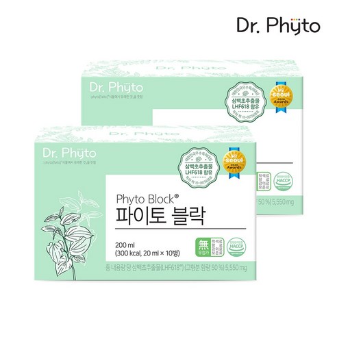 [Dr. Phyto] 닥터파이토 파이토블락으로 건강 관리하기