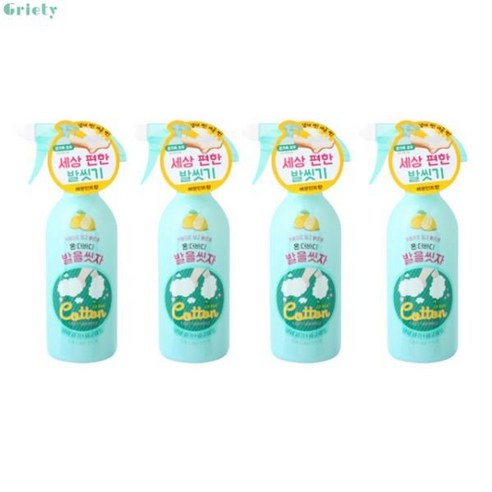 온더바디 발을 씻자 프레쉬 발세정제 레몬 민트 코튼 풋샴푸 385ml x 4개 11203453