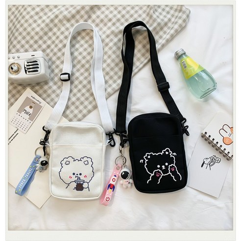 아이들의 마음을 사로잡는 귀염뽀짝 강아지 크로스백