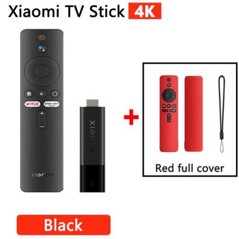 셋톱박스 샤오미 미 TV 스틱 4K 11 HDR 쿼드 코어 휴대용 스트리밍 미디어 2GB RAM 8GB ROM 블루투스 50 어시스턴트, 21) 4k Standard package  EU Pl