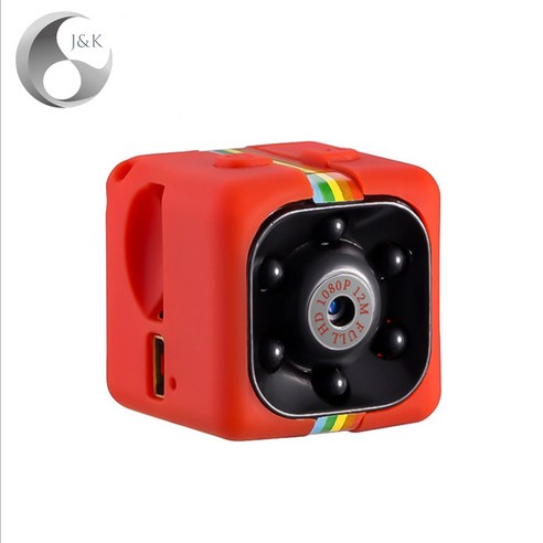 J&K SQ11 카메라 고화질 스포츠 DV1080P 카메라 아웃도어 스포츠 카메라입니다, SQ11-붉은색