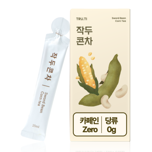트루바이탈 작두콘차 액상차, 1박스, 15개입, 25ml