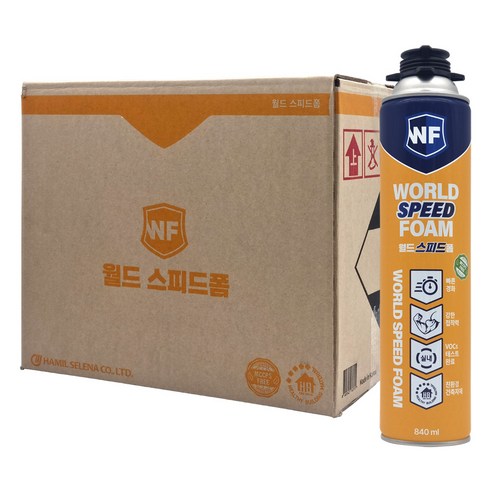 월드스피드폼 건용 우레탄폼 본드 폼 접착제 15개 월드스프레이폼