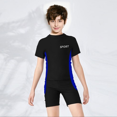 남아 초등학생을 위한 궁극적인 보호와 편안함의 래쉬가드 생존수영복