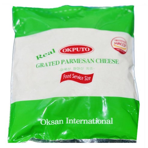 리얼 그레이티드 파마산 치즈 가루 스파게티 피자만들기 재료 REAL OKPUTO GRATED PARMESAN CHEESE, 1kg, 1개