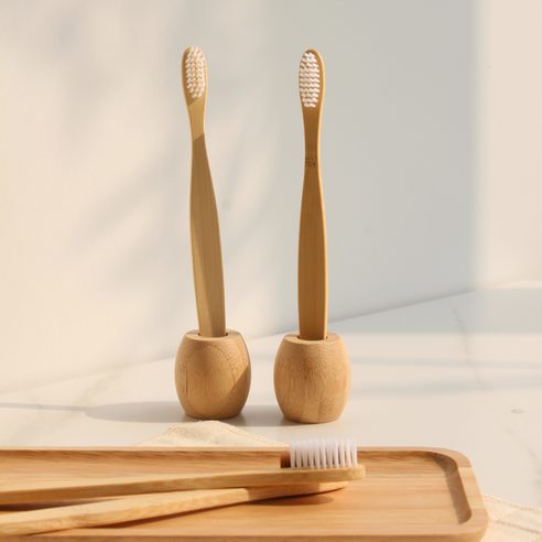 자연을 담은 부드러움, 칼리오페 대나무 칫솔로 건강한 양치 습관을!