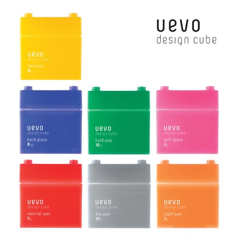 데미 우에보 디자인 큐브 왁스 80g UEVO WAX 헤어왁스 헤어세팅