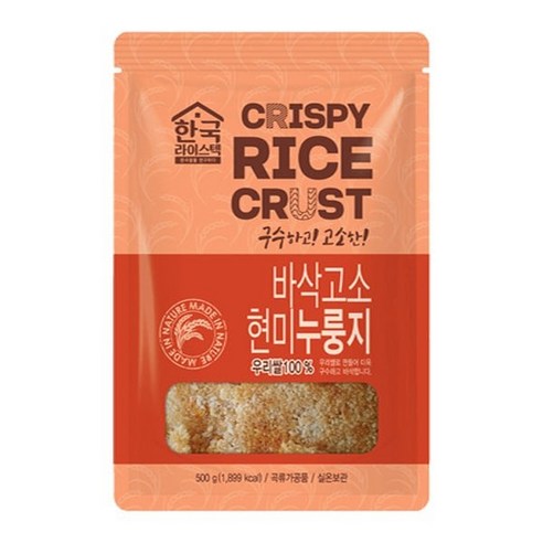 한국라이스텍 바삭고소 현미누룽지 500g