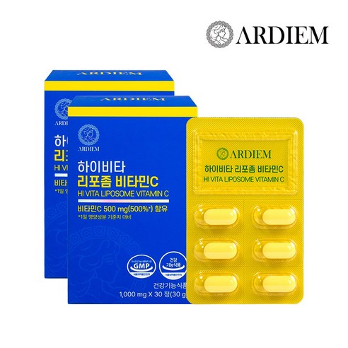 아르디엠 하이비타 리포좀 비타민C 30g, 2개, 30정
