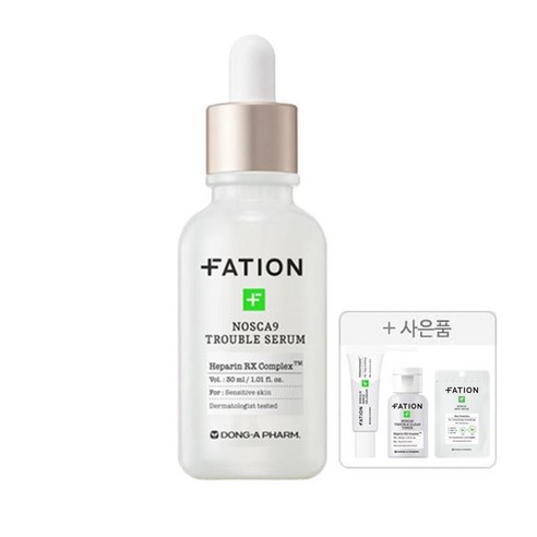 노스카나인 트러블 세럼 30ml 1개 + 크림 5ml 클리어 토너 스팟 패치 23매 파티온