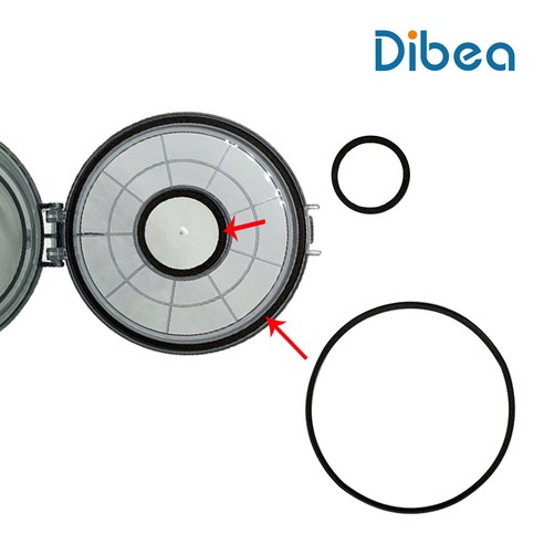 디베아 차이슨 T8 Pro 무선청소기 부품 모음, 14.먼지통 고정링S/L