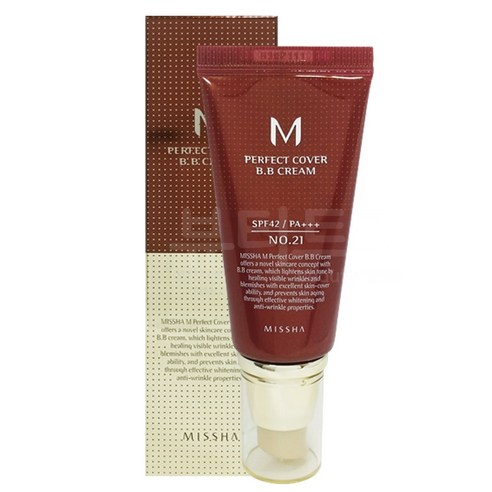 미샤 M 퍼펙트 커버 비비크림 50ml 21호, 1개