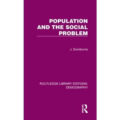 (영문도서) Population and the Social Problem Hardcover, Routledge, English, 9781032561141