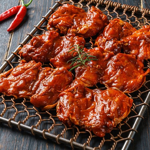 다인꼬꼬댁이 국내산 닭 100% 양념닭갈비 (3~4인분) 캠핑요리 홈파티, 3개, 1kg