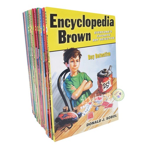 [힐링책방] 국내 1일 배송 인사이클로피디아 Encyclopedia Brown 과학탐정 브라운 15권세트 추리 영어원서 음원제공