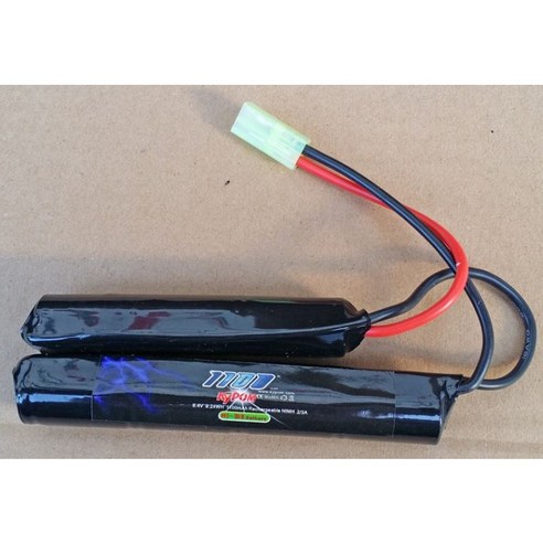 8.4V 1100mAh NI-MH 양갈래 수소 배터리