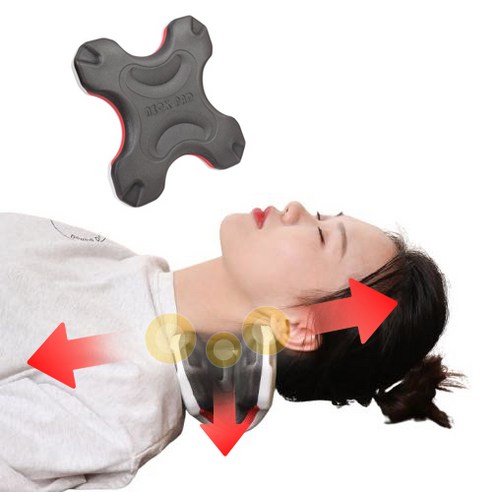 넥가드 거북목 교정 견인 넥패드 일자목 스트레칭 골든플래이스