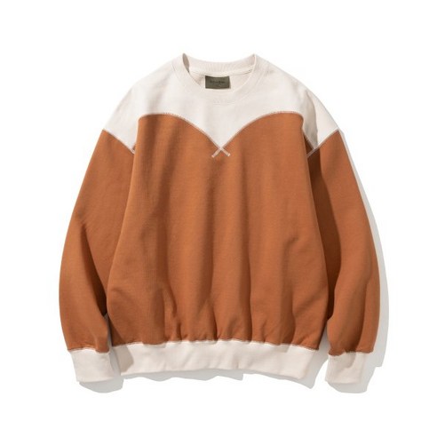 유니폼브릿지 UNIFORM BRIDGE two tone sweatshirt dark orange 체육대회 반티 단체티