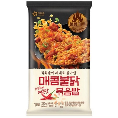 아워홈 매콤불닭 볶음밥 230g, 3개