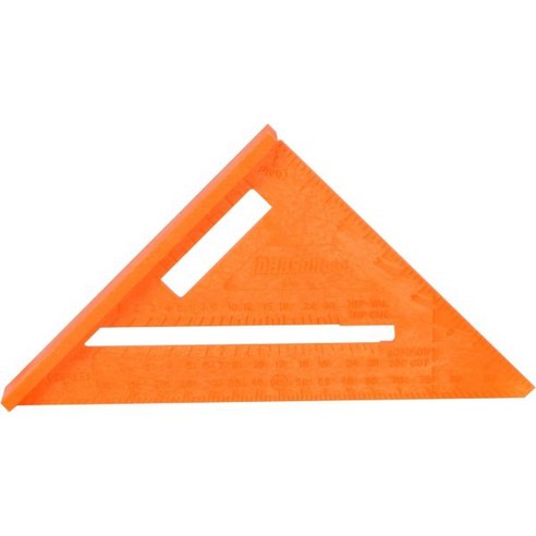 Johnson Level Tool RAS70BORAN StructoCast Rafter Square 7 Orange 1, 1 Sq Ft (Pack of 1)