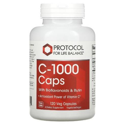 Protocol for Life Balance 바이오플라보노이드 앤드 루틴 C-1000 베지캡슐 120정